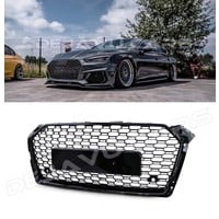 RS5 Look Front Grill Black Edition for Audi A5 B9