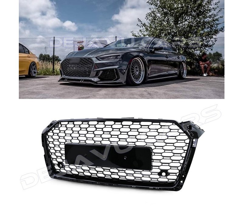 RS5 Look Front Grill Black Edition for Audi A5 B9