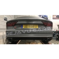 RS7 Look Diffusor + Auspuffblenden für Audi A7 4G