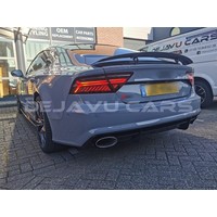 RS7 Look Diffuser + Exhaust tail pipes for Audi A7 4G S line / S7