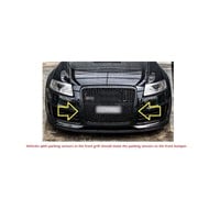 RS6  Look Front Grill Black Edition for Audi A6 C6 4F