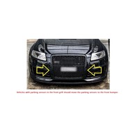 RS6 Look Kühlergrill Black Edition für Audi A6 C6 4F