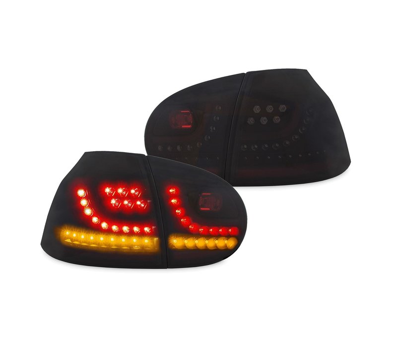 R20 / GTI Look Dynamic LED Tail Lights for Volkswagen Golf 5