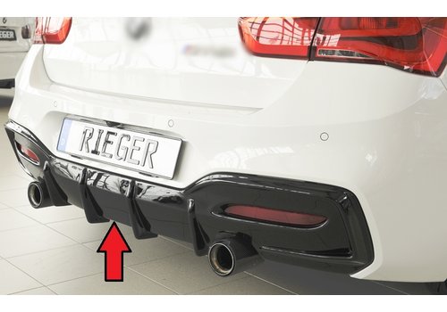 Rieger Tuning Sport Diffuser for BMW 1 Serie F20 LCI / F21 LCI