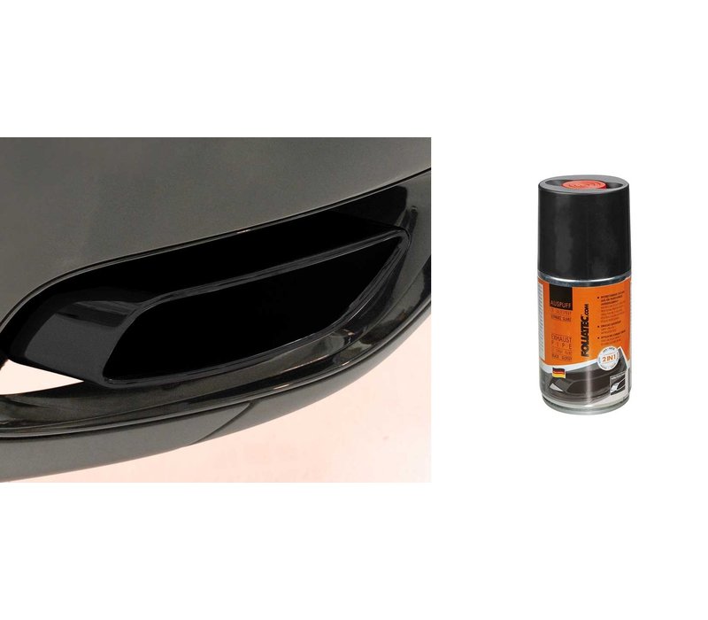 Foliatec Exhaust 2K paint spray 250 ml - Black