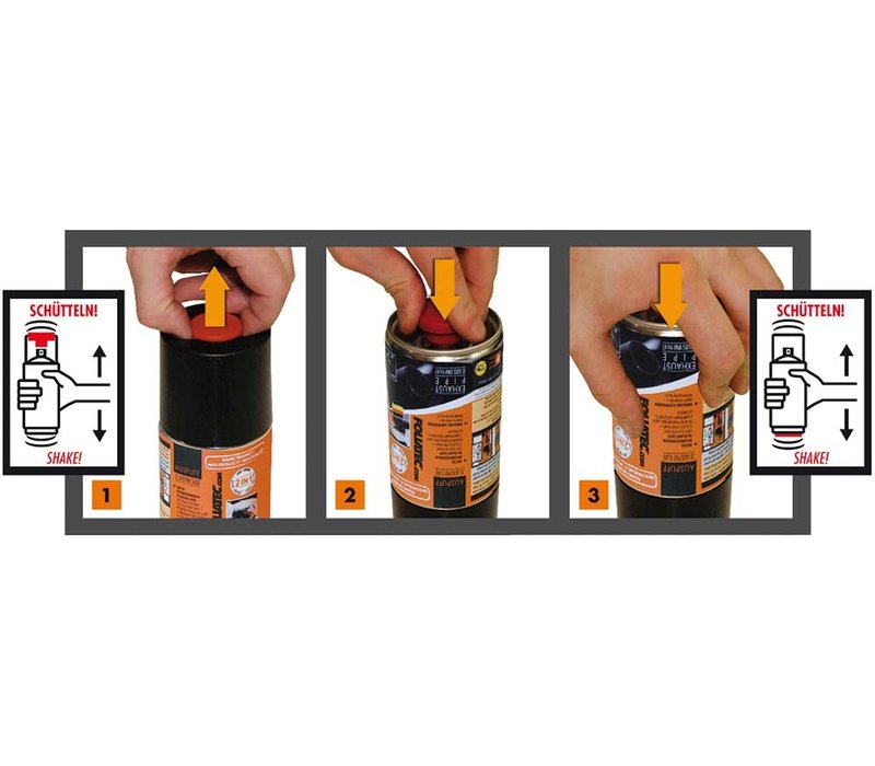 Foliatec Auspuff 2K Lackspray 250 ml