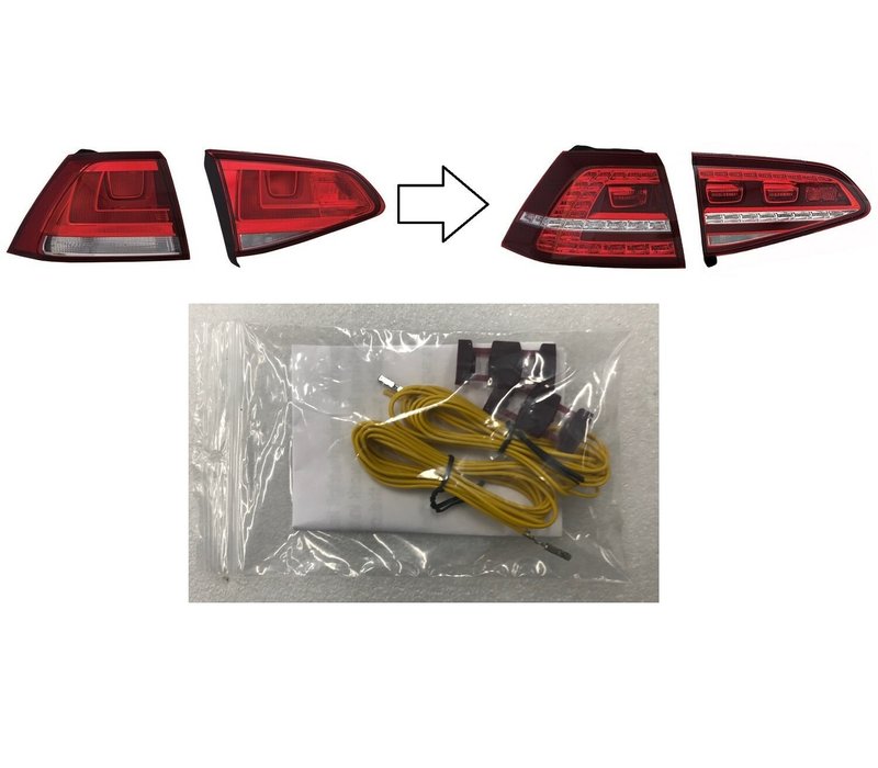 Nachrüst Kabel set für Volkswagen Golf 7 LED Rückleuchten