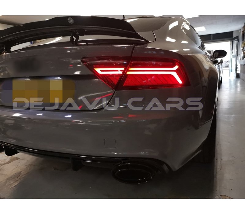 Facelift Dynamische LED Achterlichten voor Audi A7 4G S7 RS7