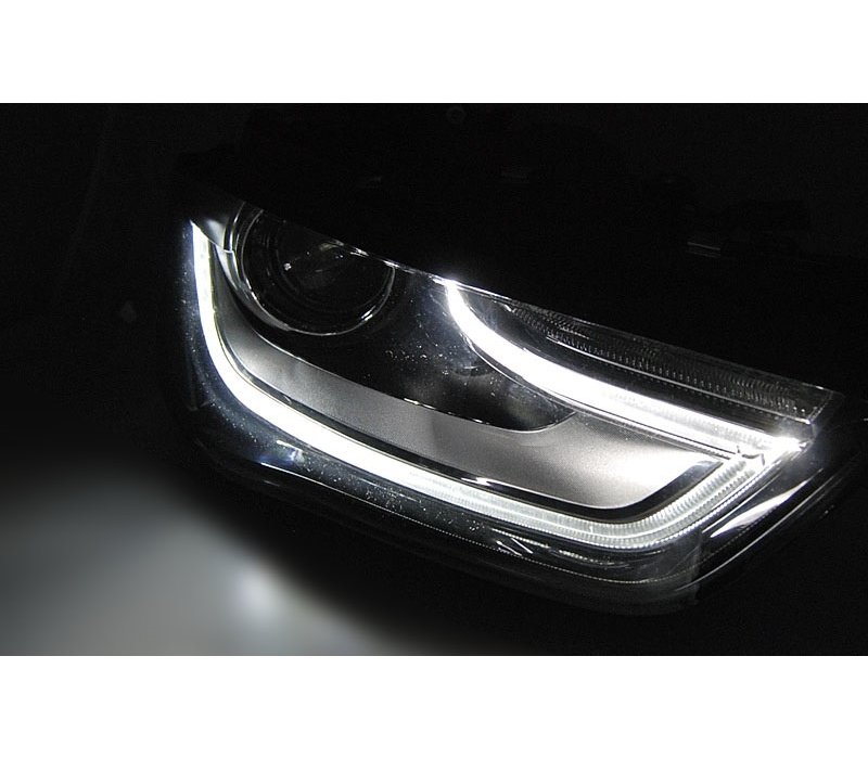 LED Headlights Bi Xenon look for Audi A4 B8.5