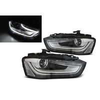 LED Headlights Bi Xenon look for Audi A4 B8.5