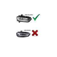 LED Headlights Bi Xenon look for Audi A4 B8.5