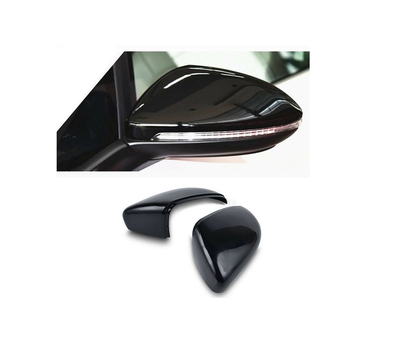 Gloss black mirror caps for Volkswagen Golf 7