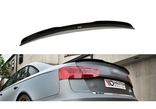 Maxton Design Tailgate spoiler lip for Audi A6 C7 Saloon (Sedan/Limousine)