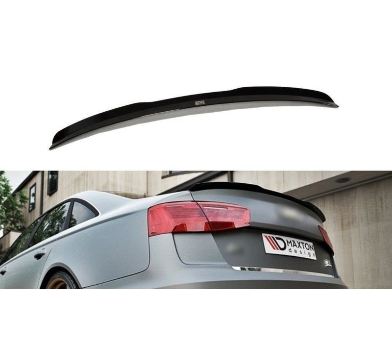 Tailgate spoiler lip for Audi A6 C7 Saloon (Sedan/Limousine)