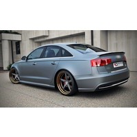 Tailgate spoiler lip for Audi A6 C7 Saloon (Sedan/Limousine)