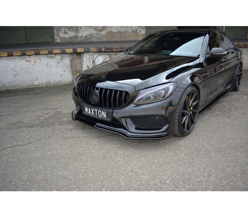 Front Splitter V.1 for Mercedes Benz C-Klasse W205 AMG Line / C43 AMG