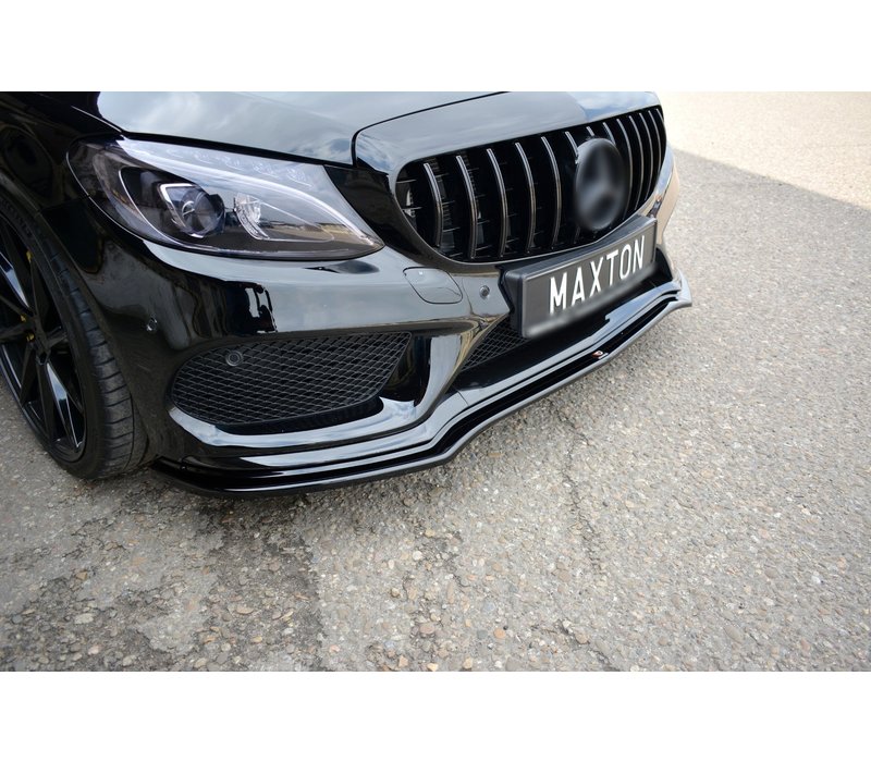 Front Splitter V.1 for Mercedes Benz C-Klasse W205 AMG Line / C43 AMG