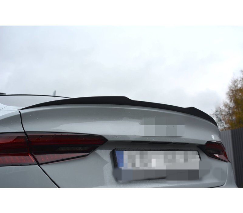 Tailgate spoiler lip for Audi A5 B9 F5 S line Sportback