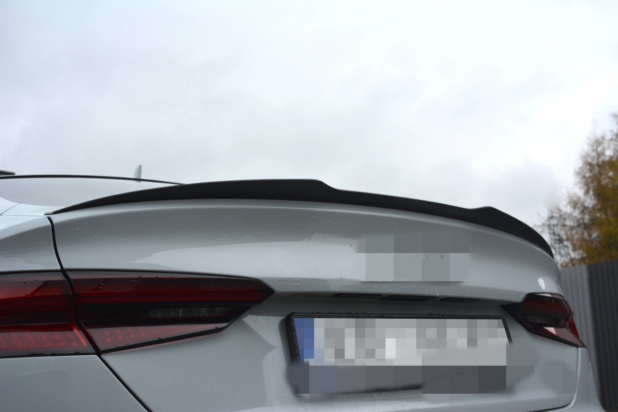 Tailgate spoiler lip for Audi A5 B9 F5 S line Sportback - WWW