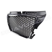 RS3 Look Front Grill Chrome/Black Edition voor Audi A3 8P