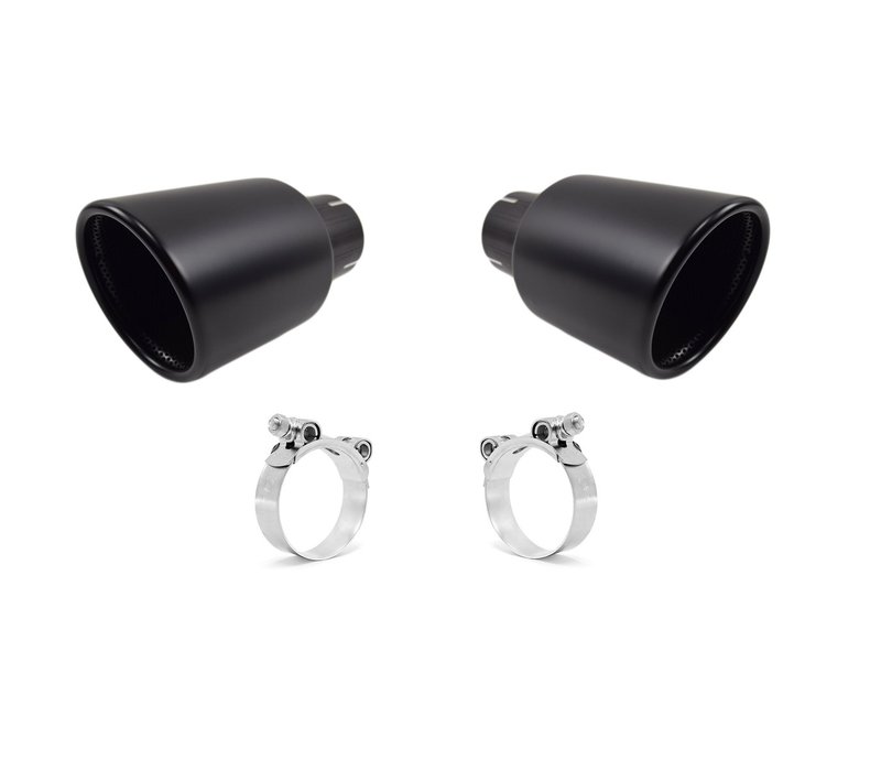 Black Exhaust tips for Volkswagen Golf 6 GTI & Golf 7 GTI
