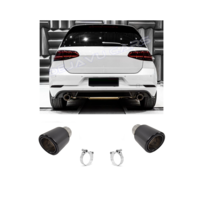 Carbon Exhaust tips for Volkswagen Golf 6 GTI & Golf 7 GTI