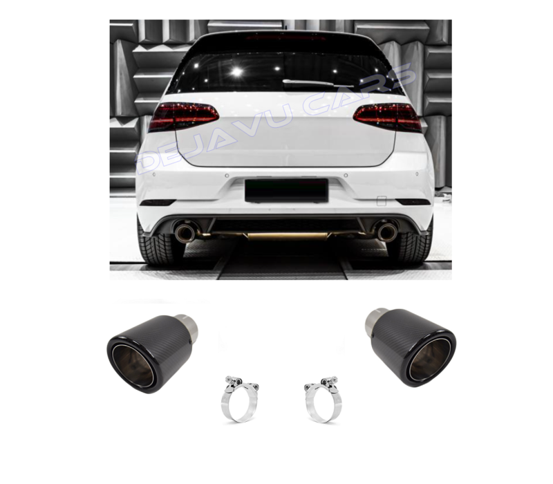 Carbon Auspuff Endrohr für Volkswagen Golf 6 GTI & Golf 7 GTI