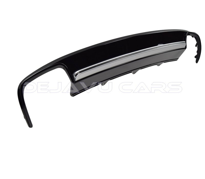 S4 Look Diffuser Black Edition for Audi A4 B8.5