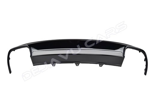 OEM Line ® S4 Look Diffusor Black Edition für Audi A4 B8.5