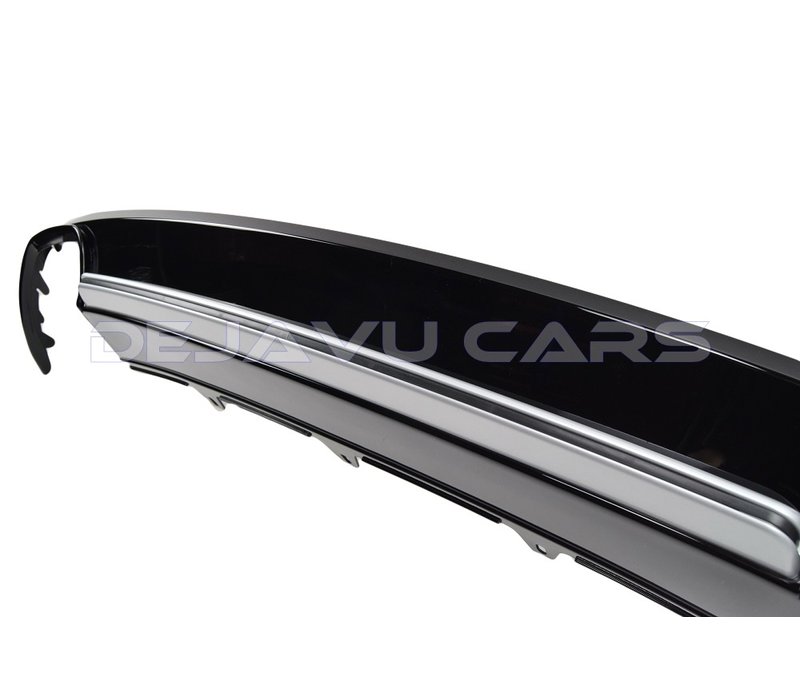 S4 Look Diffuser Black Edition for Audi A4 B8.5