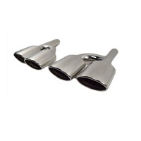 C63 AMG Look Exhaust Tail pipes set for Mercedes Benz C-Class W204