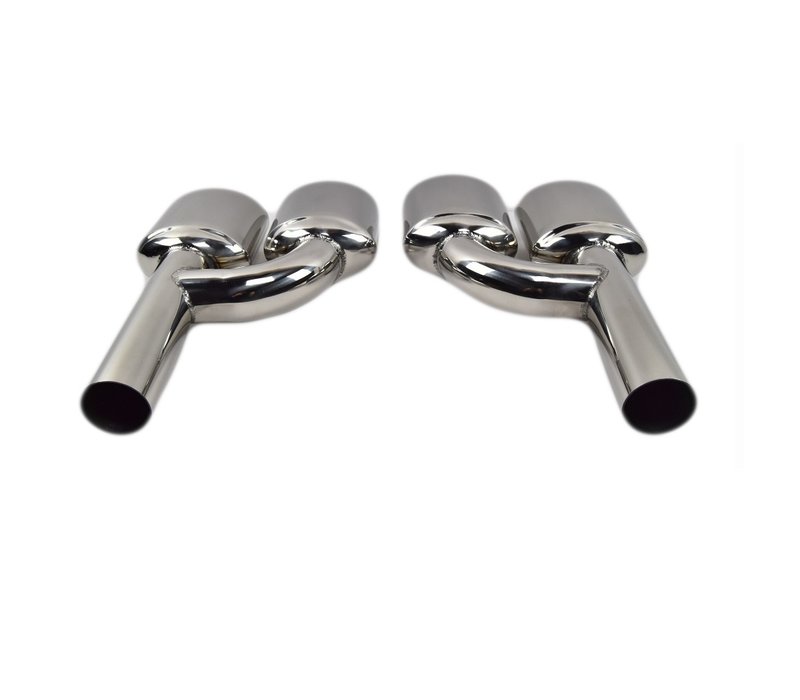 C63 AMG Look Exhaust Tail pipes set for Mercedes Benz C-Class W204