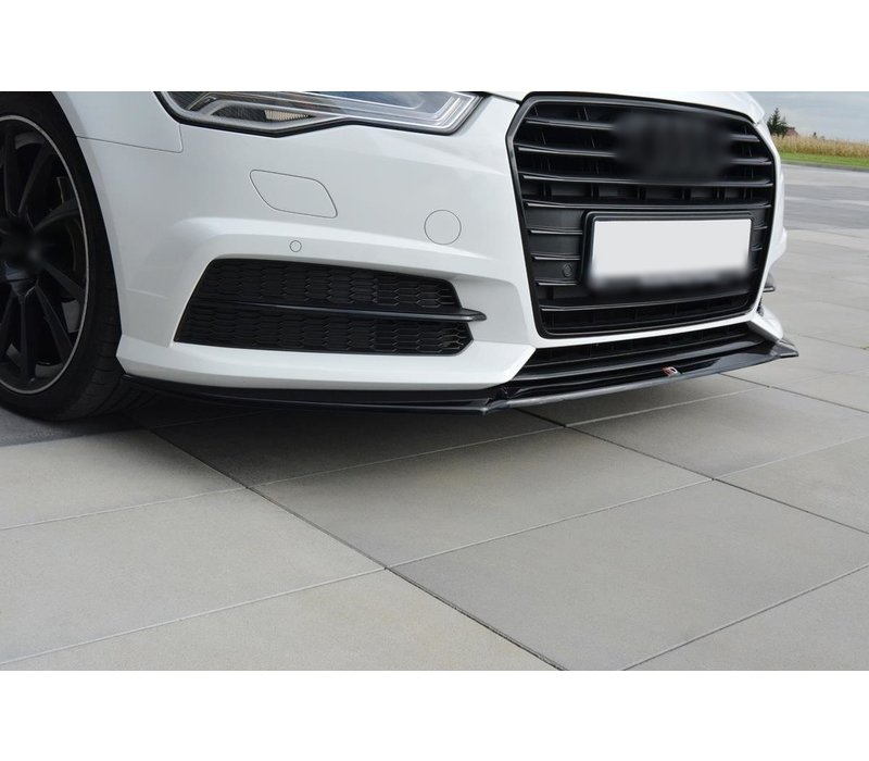 Front splitter V.1 voor Audi A6 C7.5 Facelift S line / S6