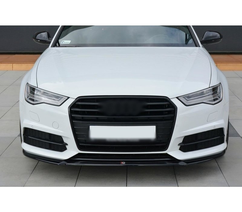 Front splitter V.1 voor Audi A6 C7.5 Facelift S line / S6