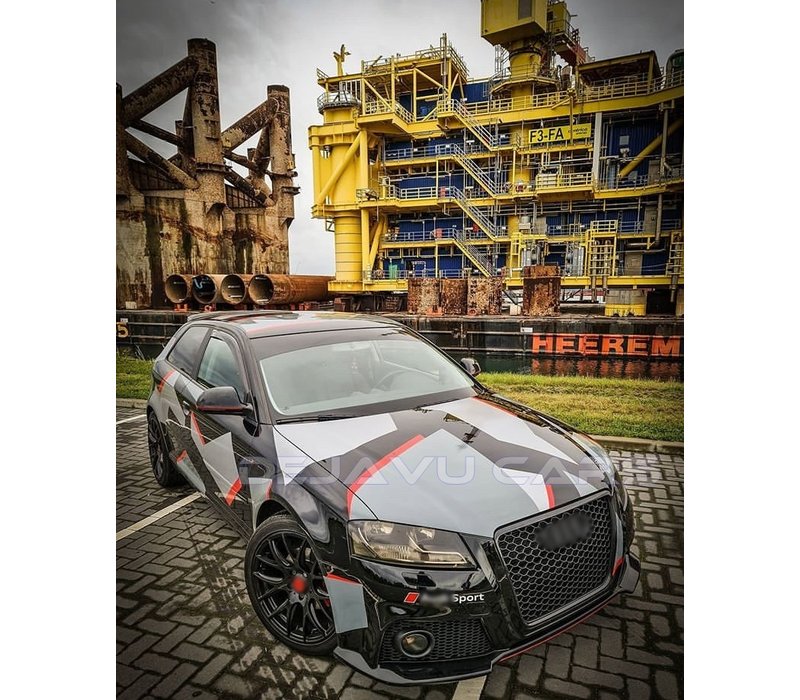 RS3 Look Front Grill voor Audi A3 8P / S line / S3 / RS3