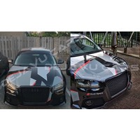 RS3  Look Front Grill High-gloss Black Edition for Audi A3 8P Facelift