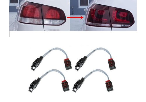 OEM Line ® Adapter cable set for Volkswagen Golf 6 LED Tail lights