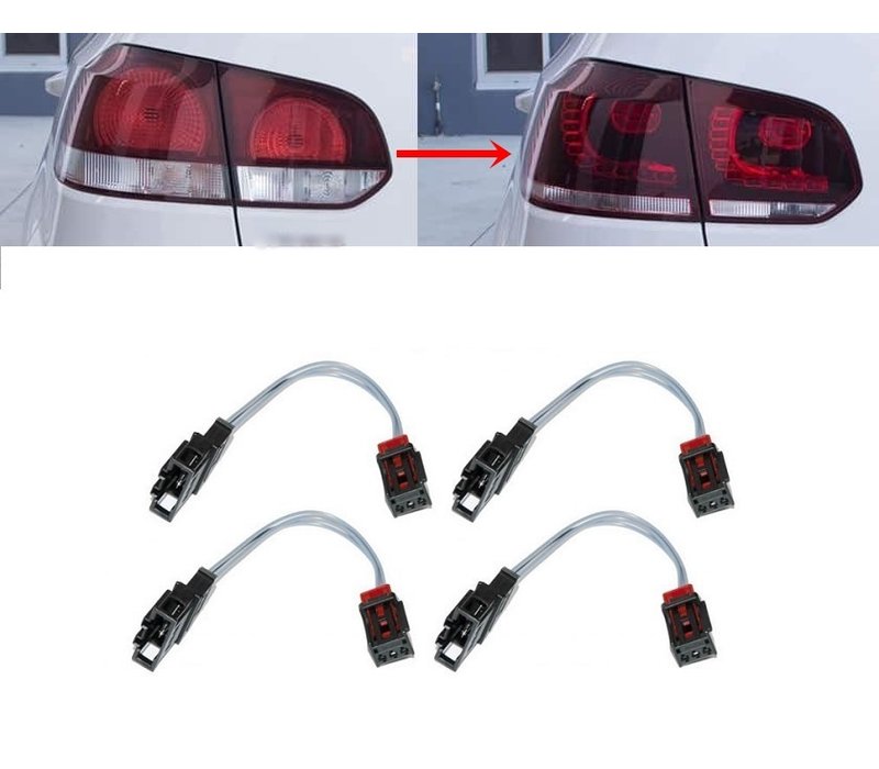 Adapter cable set for Volkswagen Golf 6 LED Tail lights