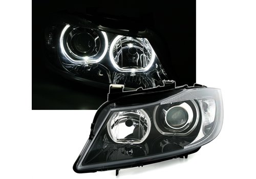 DEPO Xenon Look Koplampen met LED Angel Eyes voor BMW 3 Serie E90 / E91