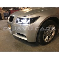 Xenon look Headlights with 3D LED Angel Eyes for BMW 3 Series E90 / E91
