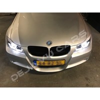 Xenon look Scheinwerfer mit 3D LED Angel Eyes für BMW 3 Serie E90 / E91