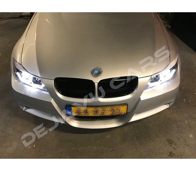 Xenon look Scheinwerfer mit 3D LED Angel Eyes für BMW 3 Serie E90 / E91