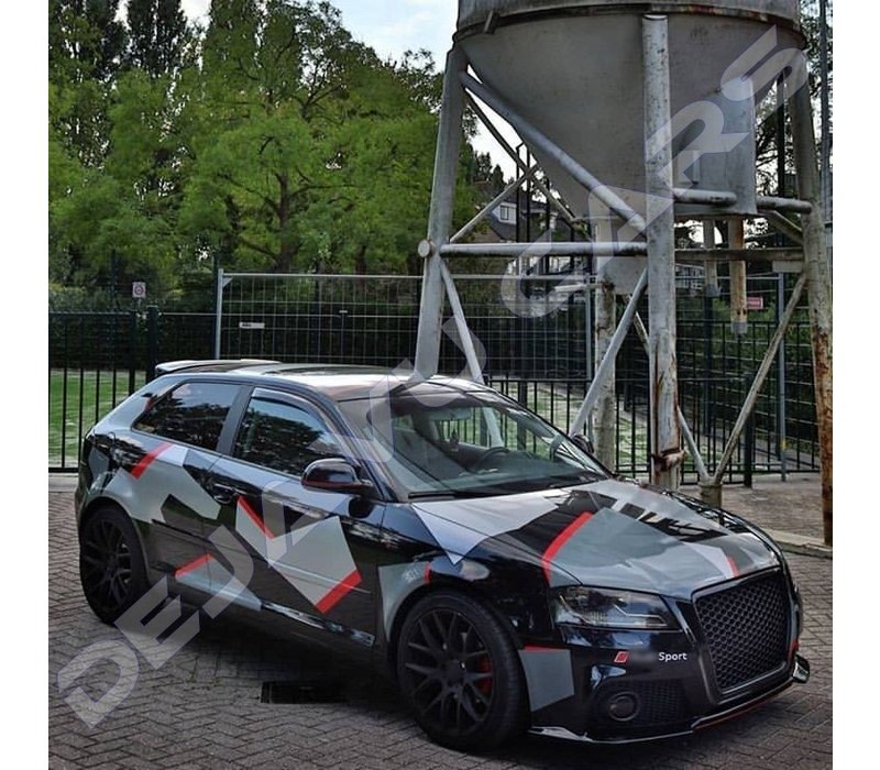 RS3 Look Voorbumper voor Audi A3 8P Facelift