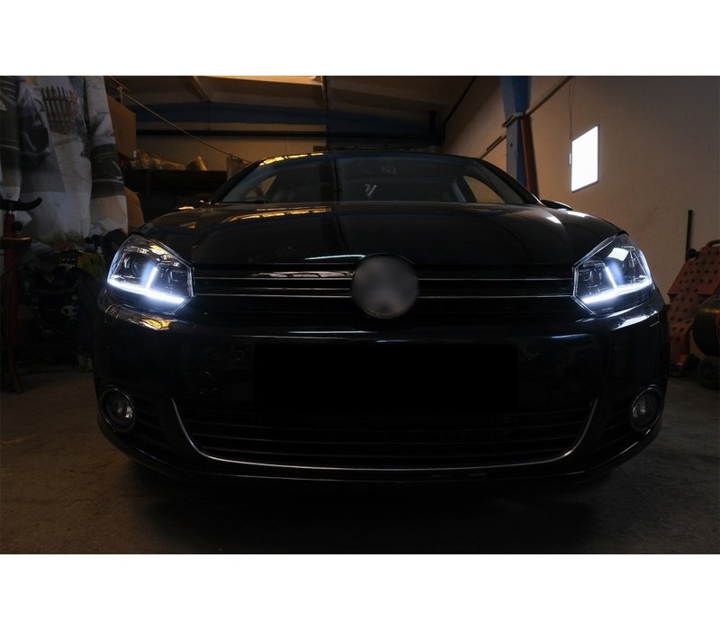 Phares Av Full Led Vw Golf 6 Look Vw Golf 7.5 Silver