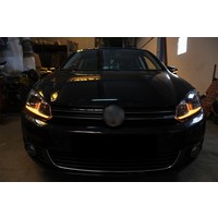 Phares Av Full Led Vw Golf 6 Look Vw Golf 7.5 Red