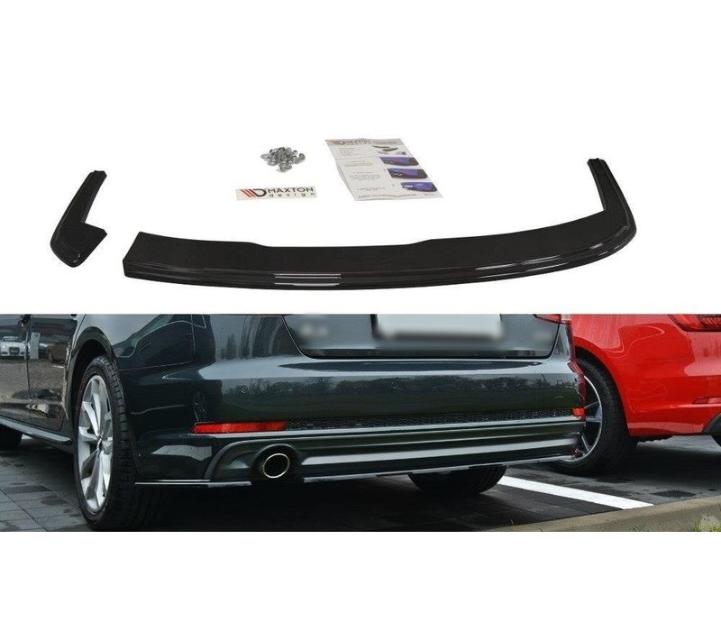 Rear splitter for Audi A4 B9 S line Sedan