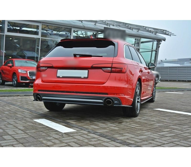 Rear splitter for Audi A4 B9 S line Avant