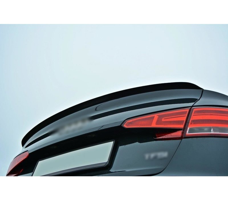 Tailgate spoiler lip for Audi A4 B9 Sedan S line