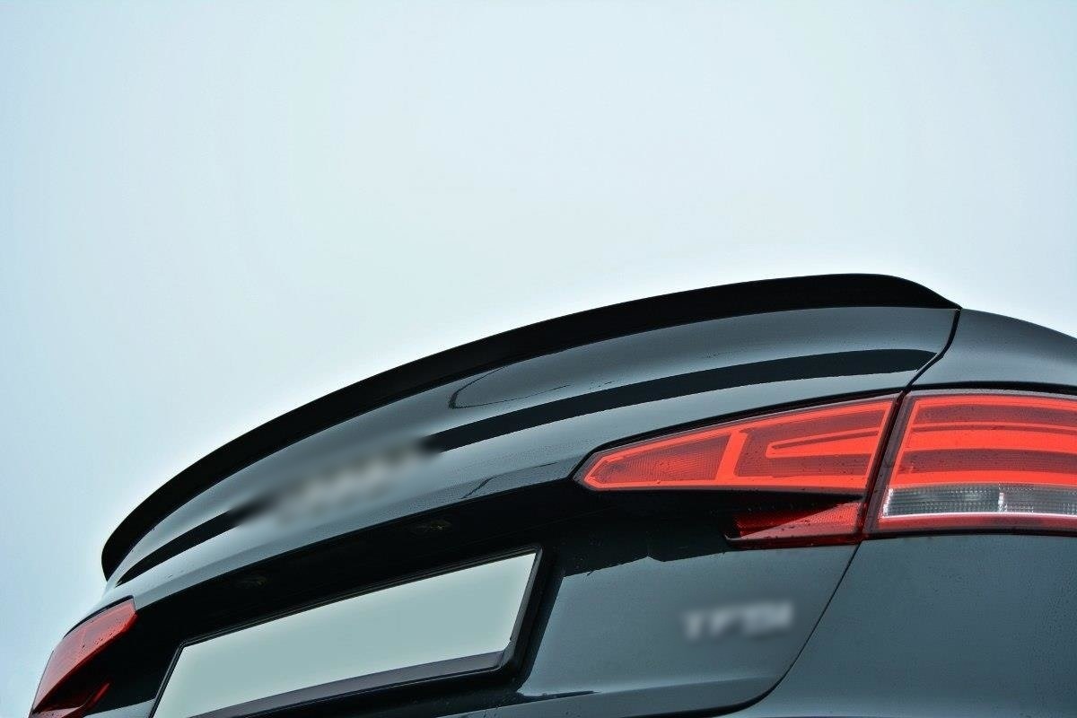 Tailgate spoiler lip for Audi A4 B9 Sedan S line 
