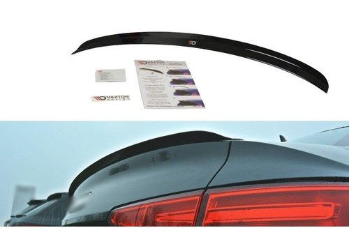 Maxton Design Tailgate spoiler lip for Audi A4 B9 Sedan S line